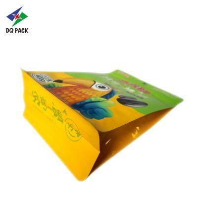 Wholesale Square Qual Seal Bag Flat Bottom Hot Sale Plastic Packaging for Nuts Melon Seeds