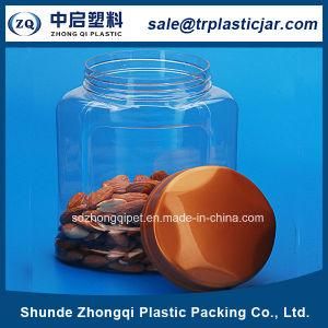 Plastic Food Packaging Bottle with Screw Cover