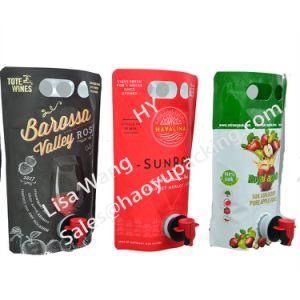 1.5L 3L 5L Customized 100% Pure Juice Content Baby Puree Water Drink Stand up Pouch with Valve 33mm