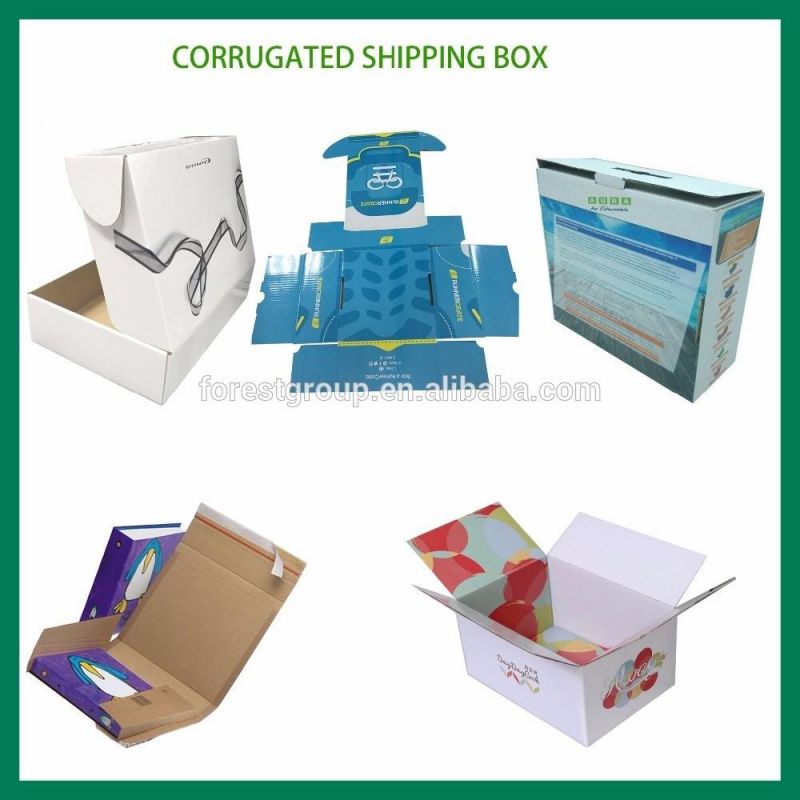 Customized Printed with Logo Brown Kraft Corrugated Paper Box