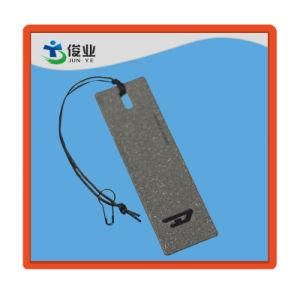 Gray Crad Black Text Hot Stamping Hang Tag