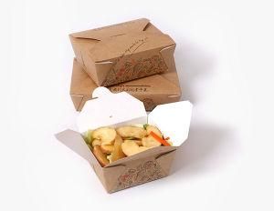 Wholesale Custom Printing Biodegradable Lunch Takeaway Food Kraft Paper Box