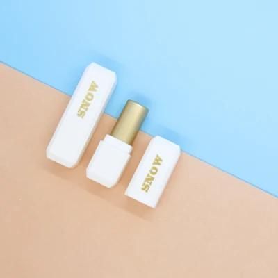 Empty Square Lipstick Tube Cosmetic Packaging Lipbalm Stick Container with Private Label