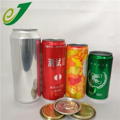 250ml 330ml 500ml Aluminium Ring Pull Cans for Wholesale