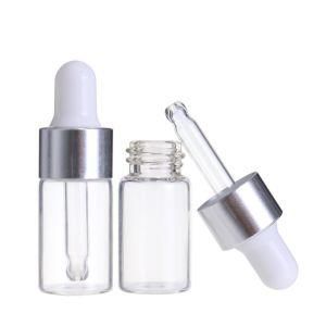 2ml 3ml Mini Empty Clear Glass Liquid Medicine Dropper Tubular Vials