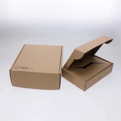 Brown Corrugated Cardboard Box Shipping with Logo Printing