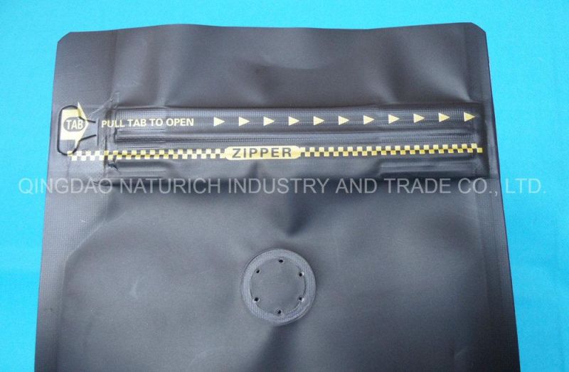 Custom Coffee Bag with Valve and Zipper From China