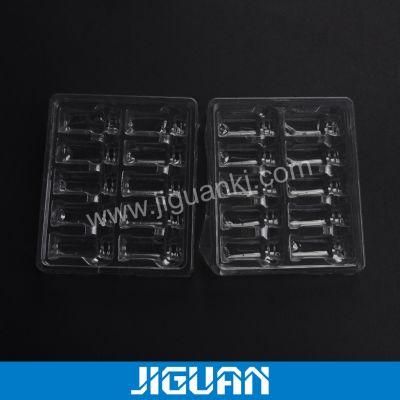 Custom Clear Plastic PVC/ Pet Packaging Blister Tray for 2ml Vial