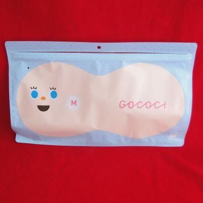 Food Grade Soft Custom Printed Pillow Plastic Zipper Bag with Bottom Gusset