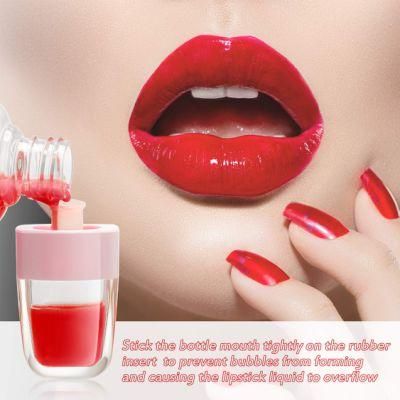 Wholesale 8ml Luxury Empty Cute Ice Cream Lipstick Balm Lip Gloss Containers Tube for Sale with Wand