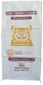 Color Printed China PP Woven Bag/ PP Woven Sack for 50kgs Cement, Flour, Rice, Fertilizer, Food, Feed, Sand Packing