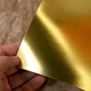 Gold Color Aluminum Foil Paperboard Cigarette Tobacco Packing Metallic Cardboard