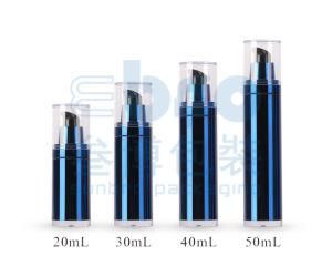 Luxury Colors Coating Plastic Airless Bottle Cosmetic Packaging