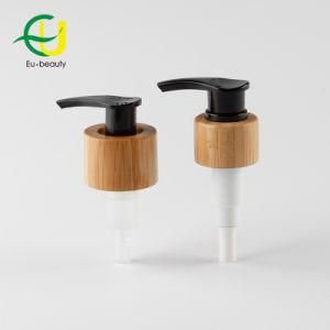 Bamboo Wooden Closure Lotion Shampoo Dispenser Pump