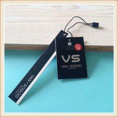 High End Custom Black Card Paper Hang Tag