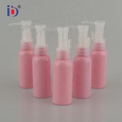 China Supplier Travel Size Pink Pet Cosmetic Bottles Plastic Perfume Bottles