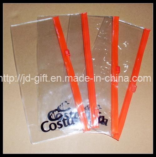 Transparent Plastic Packaging Bag with Hole, Supermarket Package Bag,