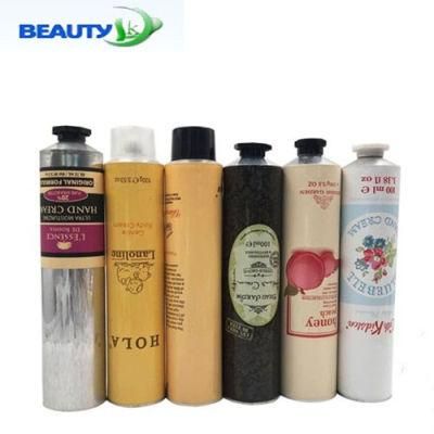 Empty Collapsible Aluminum Shampoo Bottle Soft Cosmetic Packaging Tubes