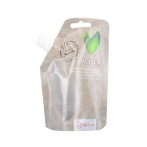 Reclosable Health Food Fresh Pouch Stand up Spout Bag Kraft Paper Bags