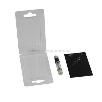 Clear PVC/Pet Plastic Clamshell Blister 0.5ml/1ml Vape Cartridge Packaging