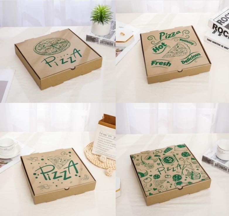 Custom Pizza Box Paper Food Box Pizza Package Box Wholesale Good Quality