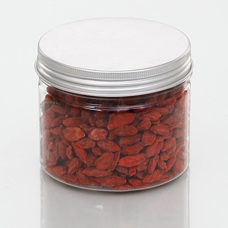 Round Shape Plastic Jar Clear Food Storage Transparent Plastic Can