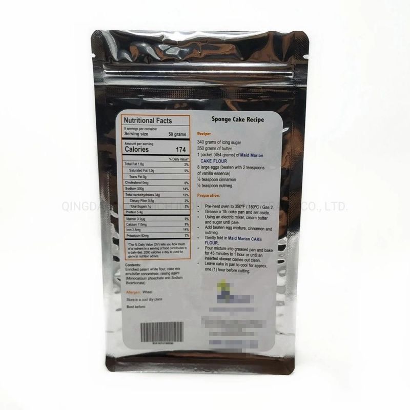 1kg Organic Whole Wheat Flour Plastic Packaging Bags