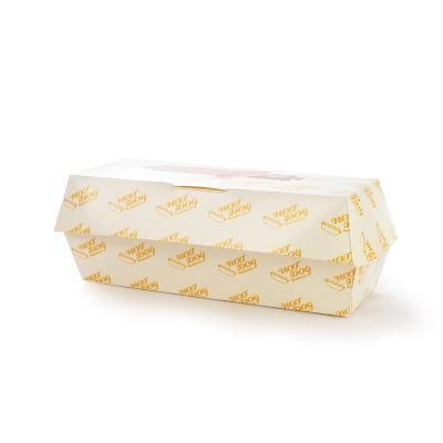 Custom White Bakery Box Take Away Paper Food Packaging Window Box Disposable Boxes Food Packaging