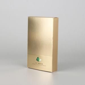 Paper Packing Skin Care Box with Gold Hot Stamping