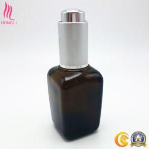 High End Empty Glass Dropper Bottle 30ml Amber Manufacturer Factory