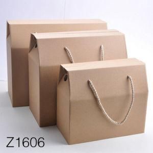 Z1606 Packing Logo Customized Hot Sale Low Price Reusable Custom Logo Printing New Products Brown Kraft Paper Bag