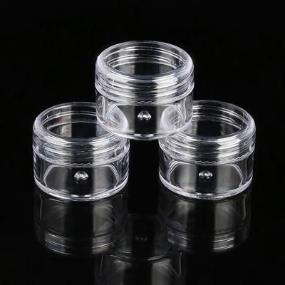 Hot Sale 3G 5g 10g 15g 20g 30g Mini Clear PS Plastic Cosmetic Jar for Skin Care Cream