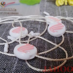 Round Shape String Tagplastic Embossed Seal Tag for Garment