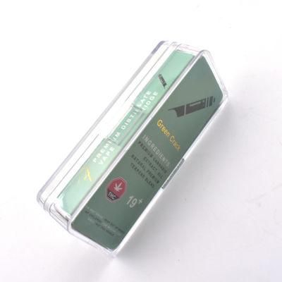 Wholesale Vape Cart Crystal Packaging Box with Custom Card Paper Logo