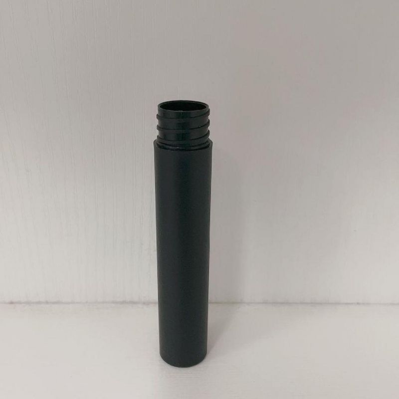 3ml 5ml 8ml Matte Black Plastic Roll on Bottle W/Golden Plastic Cap