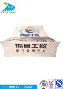 Custom Matte White Printed Plastic Pouch Bottom of Square Bottom Packing Bag with Handle
