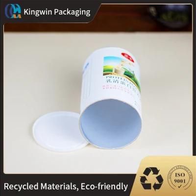 Eco Kraft Paper Cardboard Empty Lip Balm Container Wholesale Price Solid Perfume Stick Cylinder Tube Packaging