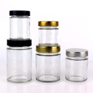 120ml Deep Lug Twist Cylinder Peanut Butter Glass Jar 4oz on Sale