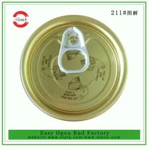 211# Tinplate Tuna Fish Can Lid