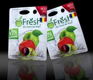 Plastic Fruit Juice Packaging Pouch with Valve