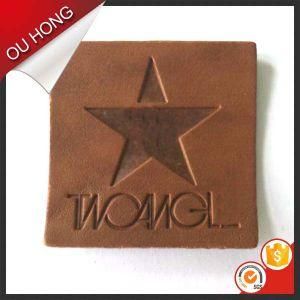 China Supply High Quality Wholesale Custom Leather Label Patch for Garment
