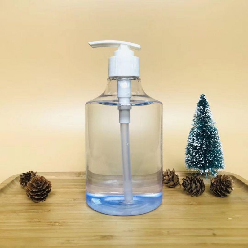 250ml 350ml 500ml Square and Round Clear Pet Hand Sanitizer Bottles