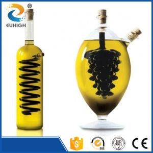 Special Design 2 in 1 Glass Oil Bottle with Corl Lids