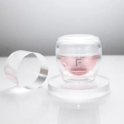 Fomalhaut Unique Design Empty 50g Clear Cosmetic Plastic Jar