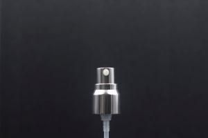 Electroplating Cosmetic Bottle Packaging Silver Coating External Spring Lotion Dispenser