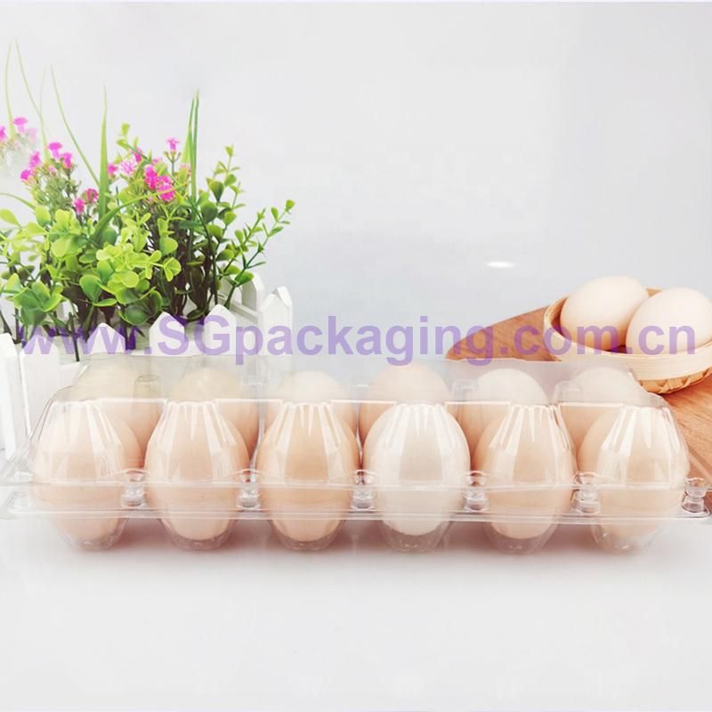 Customized 2/4/6/8/9/10/12/15/18/20/24/28/30 Holes Pet PVC Plastic Egg Tray for Packing Eggs
