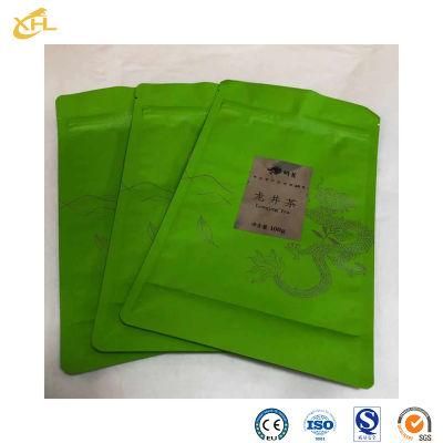 Xiaohuli Package China Plastic Bags Vacuum Packing Factory Square Bottom Bag Food Packing Bag for Tea Packaging