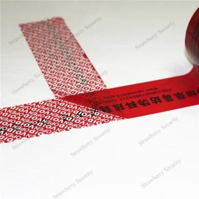 Void Tamper Evident Security Tapes for Carton Sealing Packing Tape