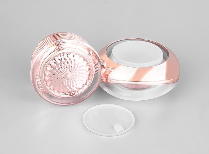 5g 15g 20g 30g 50g in Stock Skin Care Packaging Set Pink Luxury Cosmetic Plastic Containers Acrylic Jars