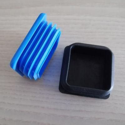 Custom PP PE Plastic End Caps, Plastic Square Pipe End Caps, Plastic Flat Square Tube End Cap